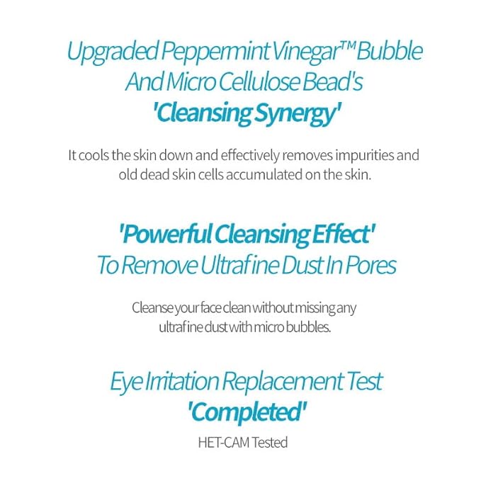 ETUDE Wonder Pore Cleanser 150g (5 fl. Oz) 21AD | Kbeauty | Deep Foam Cleanser for Sensitive Skin to Balance Sebum Level, Clean Dirt and Impurities in Pores | Ultra Mint Vinegar for a Fresh Finish