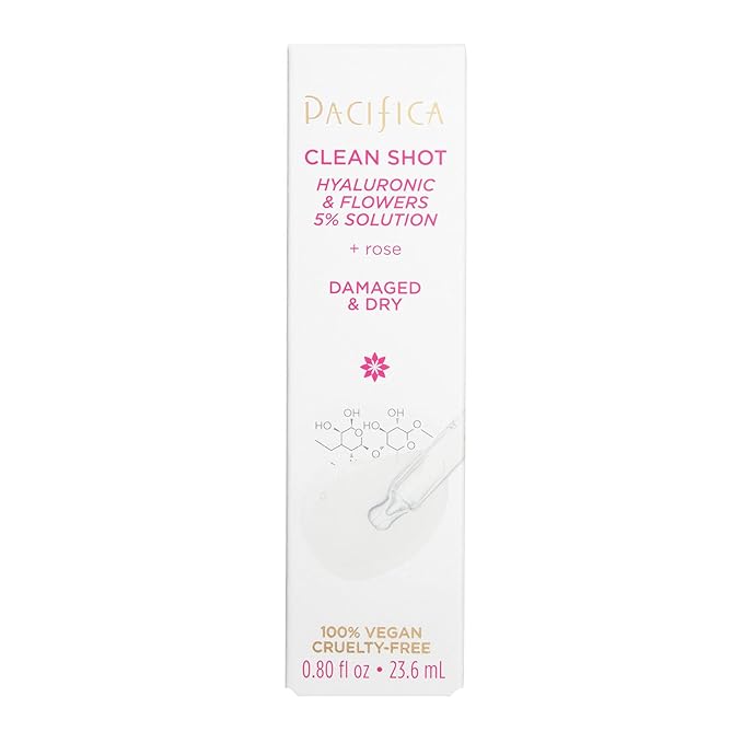 Pacifica Clean Shot Hyaluronic and Flowers 5 Percent 0.8 oz