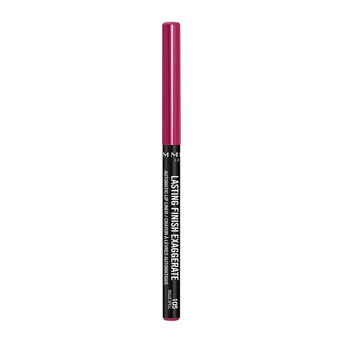 Lasting Finish Exaggerate Automatic Lip Liner, 105 Mauve Spell, Shelf Pack of 3