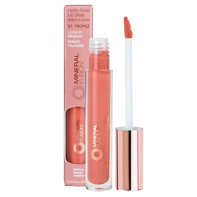 Mineral Fusion Hydro-Shine Lip Gloss, St. Tropez, 0.15 Ounces
