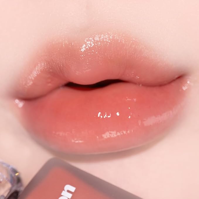 Lip Potion Aqua Glow No.2 Fig Candy | Hydrating, Non-Sticky Gloss with Sheer Radiance | 0.3 Oz