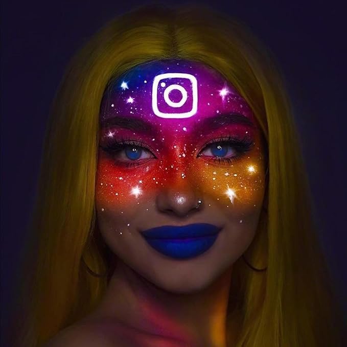 Go Ho Neon Orange Body Paint Washable(2.,),under UV 37oz