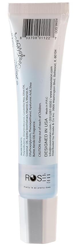 ROSÉE & CO Rosee Lip Gloss Vegan & Cruelty Free Treatment, Professional Make up, Long Lasting Glossy with Shea Butter, Moisturize, Protect & Smooth, High Shine, Non-Sticky (n.Cotton Candy, 0.5)