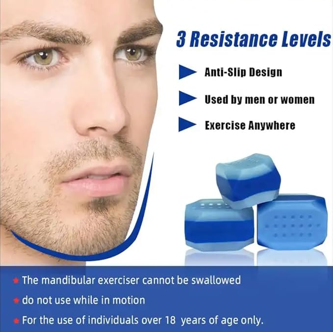 ZOHA Jaw line Exerciser - Facial Toning 3 Resistance