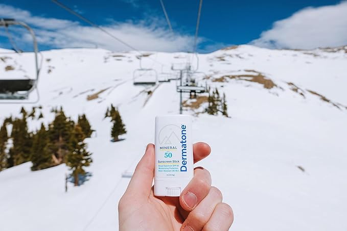 Dermatone Mineral Sunscreen | SPF 50 | No Touch Stick | Zinc Formula | Reef Safe | Moisturizing | Water Resistant (80 minutes), 0.5 oz (2-Count)