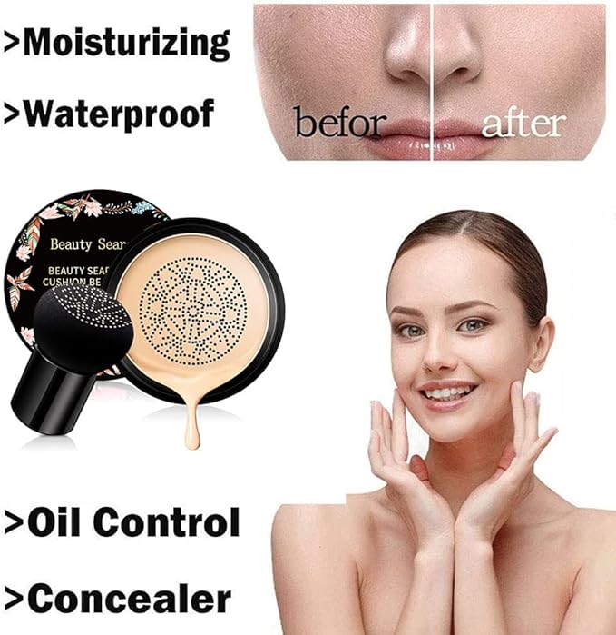 Beauty Glazed Mushroom Head Air Cushion CC Cream