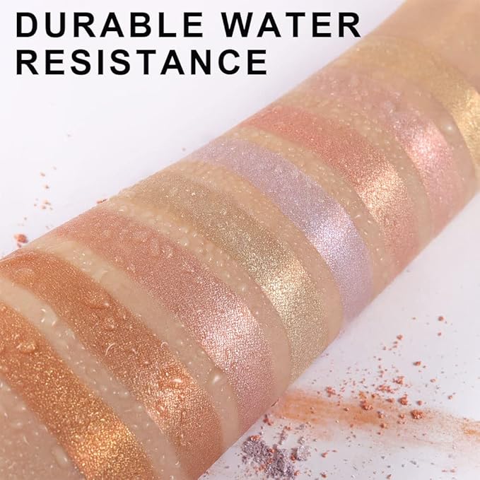 evpct 8 Colors Highlighter Makeup Palette for Face