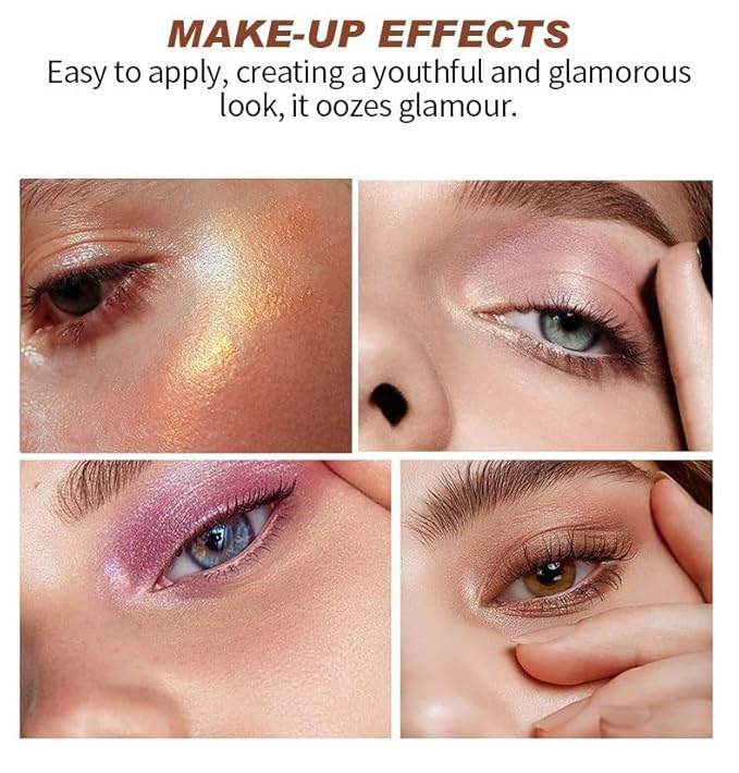 12 Colors Pink Eyeshadow Palette, Mini All in