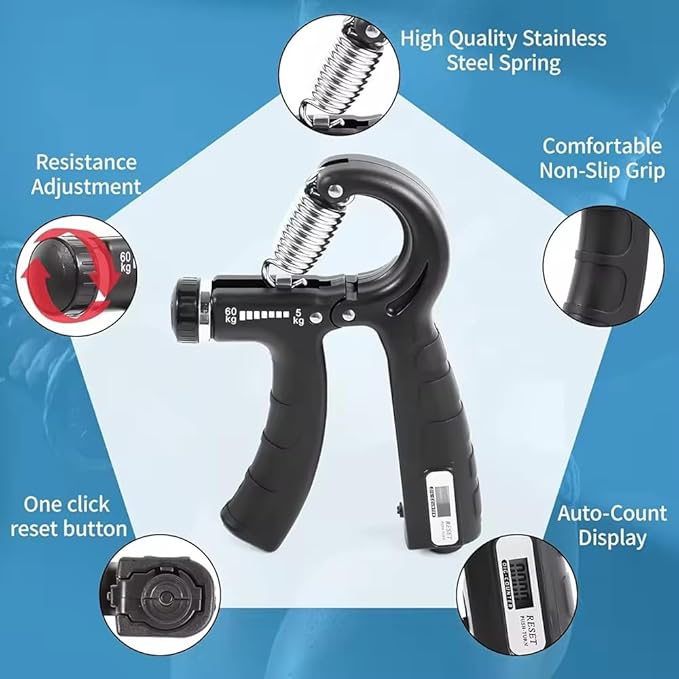 Grip Trainer with Counter 11-132 Lbs