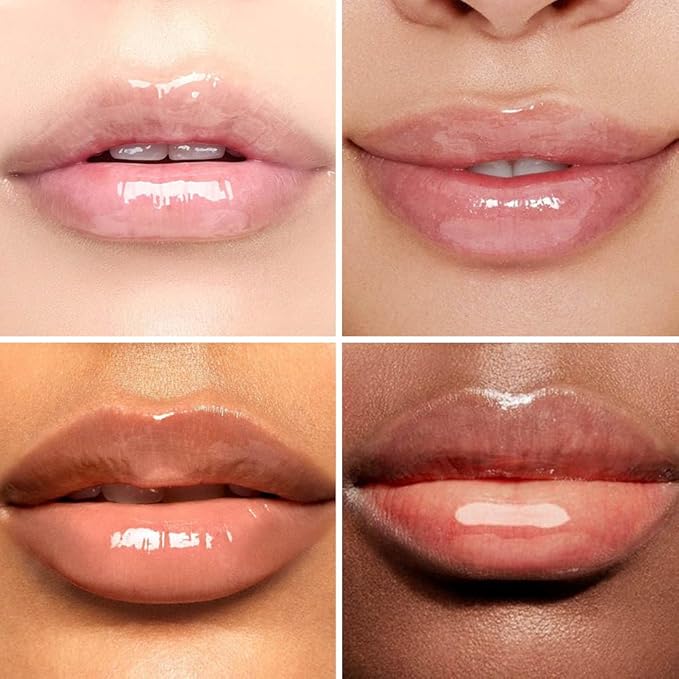 Hydrating Lip Gloss Oil - Nourishing Tinted Lip Oil for High-Shine Finish, Long-Lasting, Non-Sticky, Cruelty-Free Lip Plumper, Perfect with Lipstick & Peel-Off Lip Stain X-00#