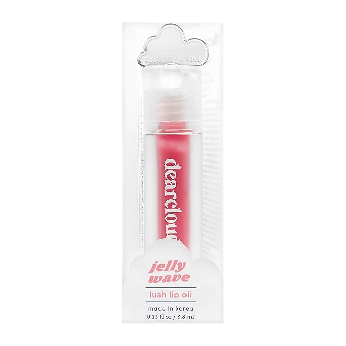 Jelly Wave Lush Lip Oil – Tinted Lip Gloss and Lip Gloss for Women - Korean skincare essential – Lip Oil for Women with Collagen - Fairy (0.13 oz)