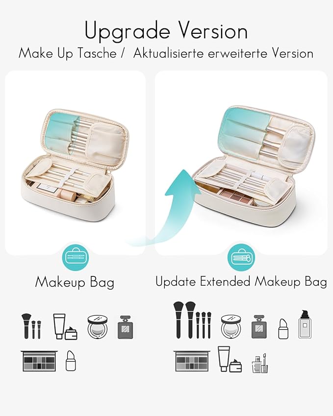 Vlando travel makeup bag,small travel