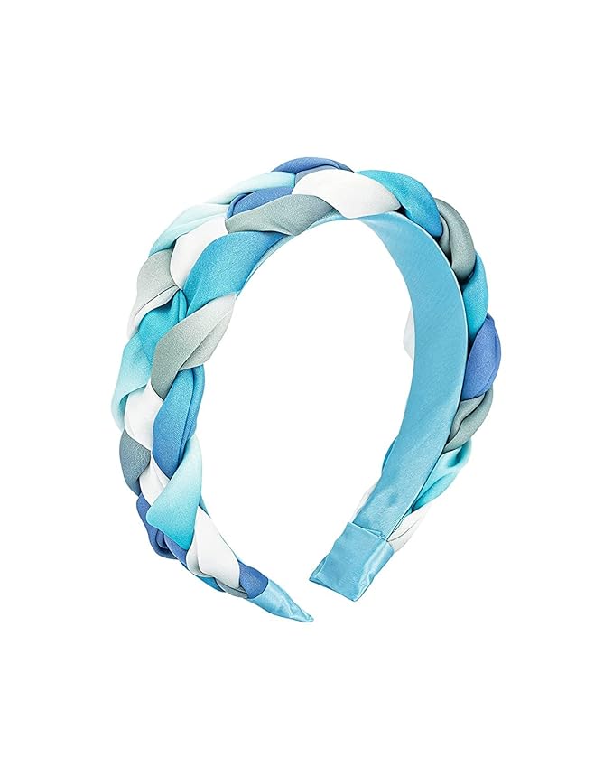 Goody Ouchless Headband For All Hair Types - Watercolor, Blue - Comfort Fit for All-Day Wear - Beautiful Design for Instant Style - Pain-Free Hair Accessories for Women, Men, Boys & Girls