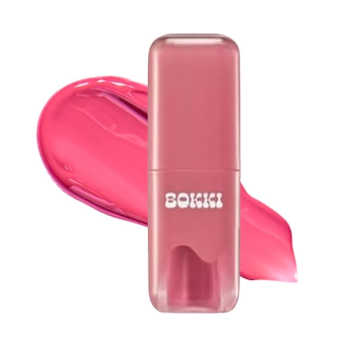 Glow Bokki Glossy Lip Tint, Korean Beauty (GB05 Carbo Rosé, 4.1 grams)