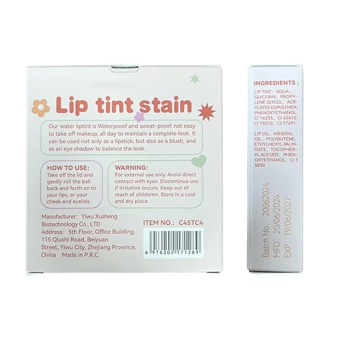 4 Pcs Roll-on Lip Gloss Set, Clear Lip Gloss Crystal Jelly Liquid Lipstick, Plumping Lip Oil, Long Lasting Hydrating & Moisturizing Lip Gloss (Set B, 0.16 Oz/Pcs)