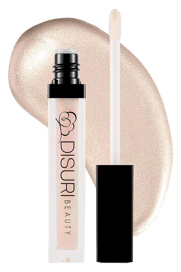 Pack of 3 Shimmer Lip Gloss for Girls & Women - Lip Glosses 2.1 FL Oz Total (0.7 FL Oz Each) - High Shine Lip Gloss - Cruelty Free - (Ice Queen, Rosé All Day, Champagne Kiss)