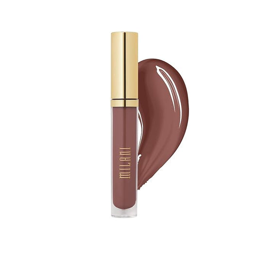 Milani Amore Shine Liquid Lip Color - Foxy (0.1 Ounce) Cruelty-Free Nourishing Lip Gloss with a High Shine, Long-Lasting Finish