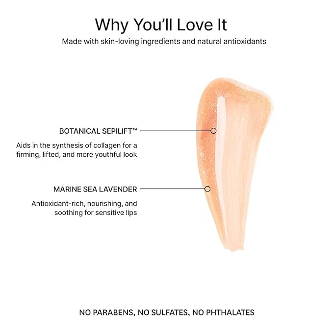 Jillian Dempsey Lip Gloss: Enhance, Hydrate & Smooth Lips with Firming & Plumping Benefits, Vegan, 12ml | Golden Pearl