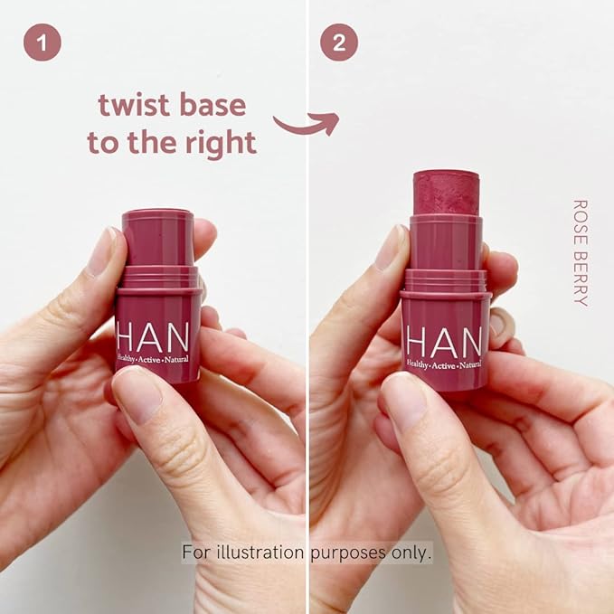 HAN Skincare Cosmetics Vegan, Cruelty-Free, 3-in-1 Multistick for | Large