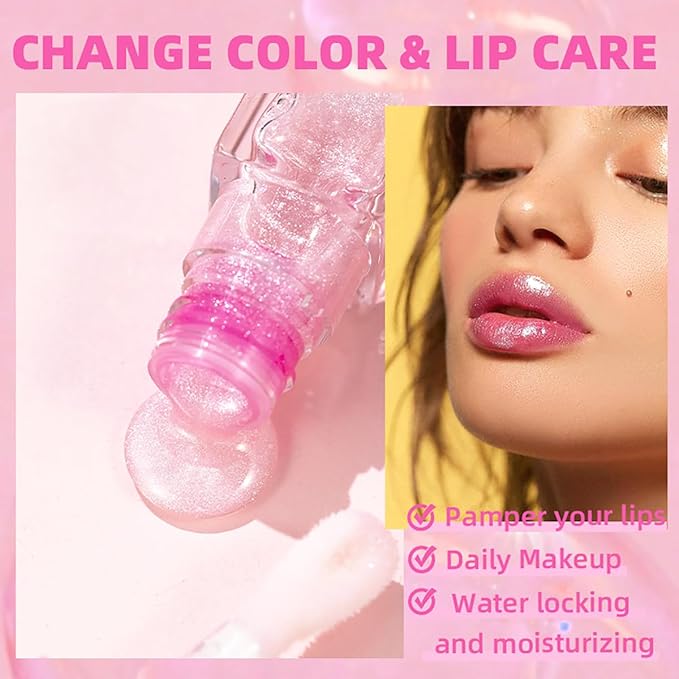 Magic Color Changing Lip Oil Ph, Warm Change Magic