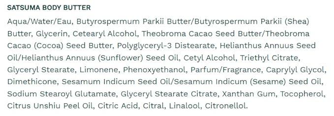 The Body Shop Satsuma Body Butter – Nourishing & Moisturizing Skincare for Normal Skin – Vegan – 1.69 oz