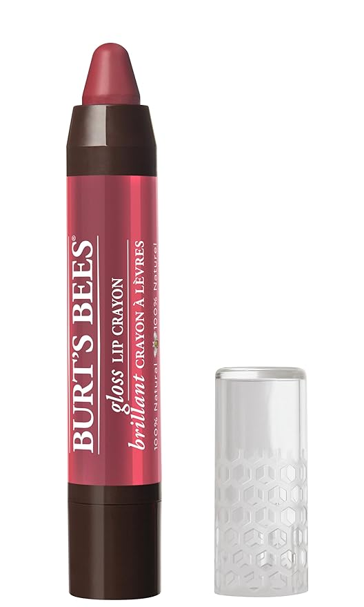 Burt's Bees 100% Natural Moisturizing Gloss Lip Crayon, Tahitian Sunset - 1 Crayon