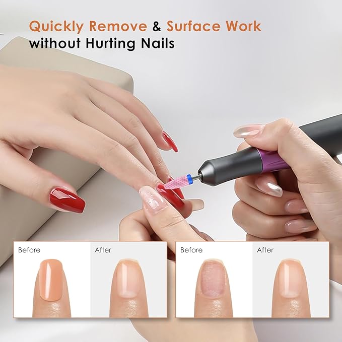 Depvko 10pcs ceramic nail drill