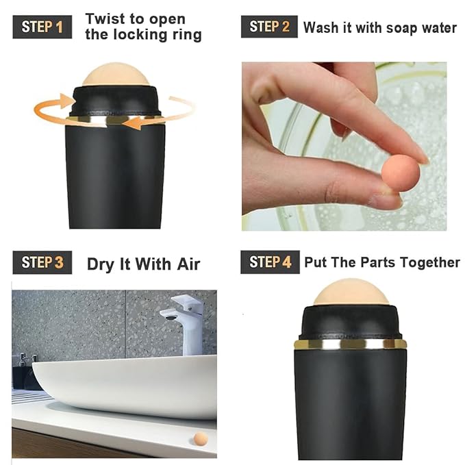 103 PCS Volcanic Roller Oily Skin Oil Control