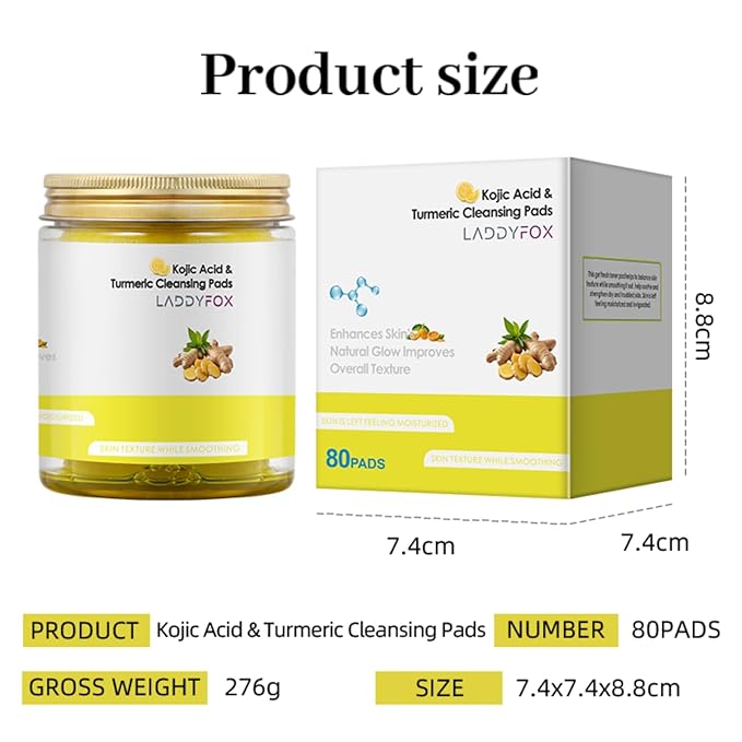 80 pcs kojic acid turmeric