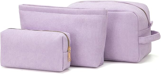 3 pieces makeup bag cosmetic