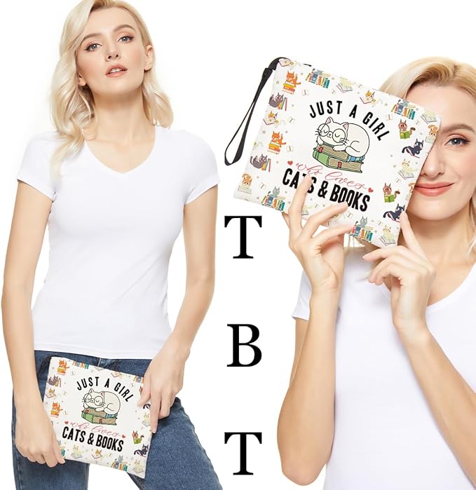 Book lovers gifts makeup bag