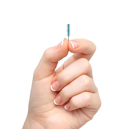 GUM Proxabrush Go-Betweens Refills - Moderate - Compatible with GUM Permanent Handle - Reusable Interdental Brushes - Soft Bristled Dental Picks, 8 Count (Pack of 6)