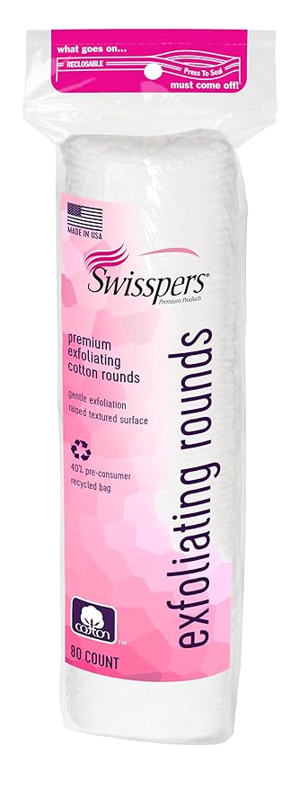 Swisspers premium exfoliating rounds, 2