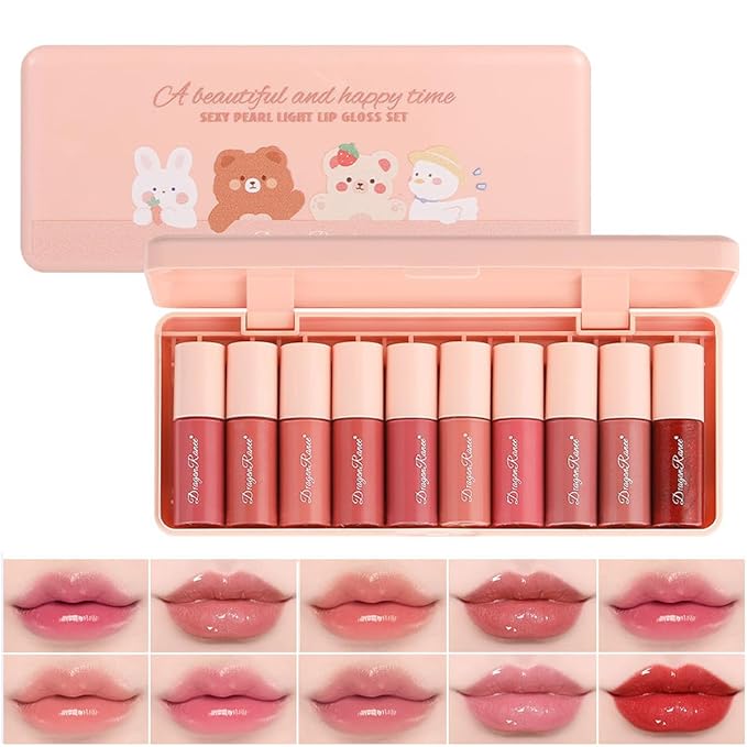 10 Colors Liquid Tint Stain,Korean Natural Moisturizing Lip