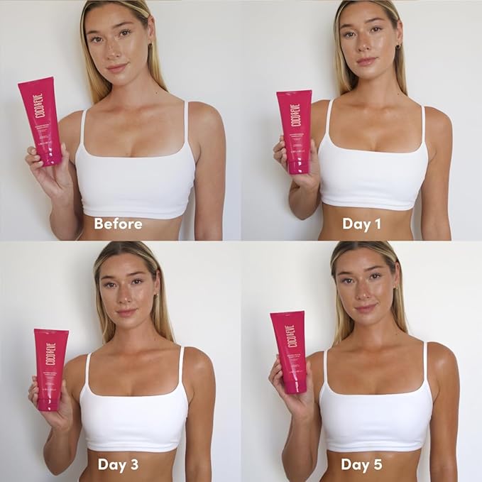 Coco & Eve Sun-kissed Gradual Tanning Lotion - Natural Sunless Moisturizing Tanner with 72H Hydration & Streak-Free, Buildable Glow. Skincare-Infused with Antioxidants and Hyaluronic Acid (6.76 fl oz)