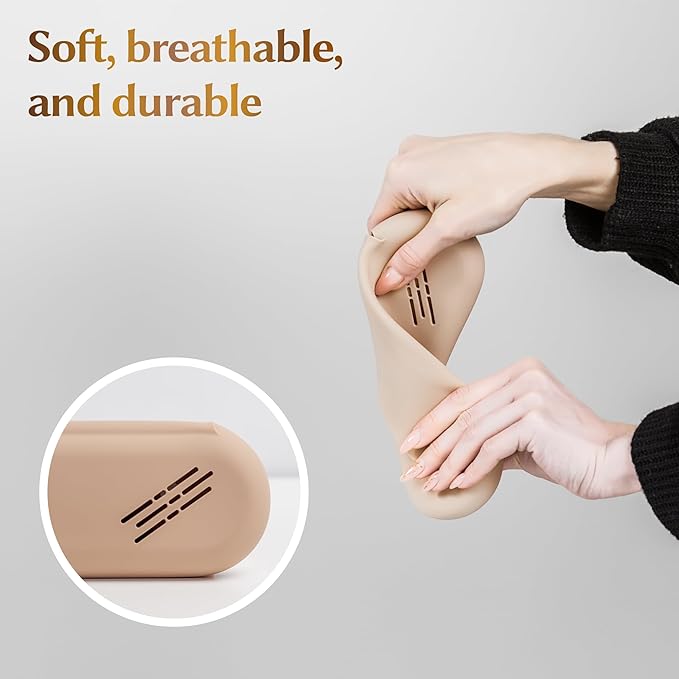 Silicone makeup brush holder, travel