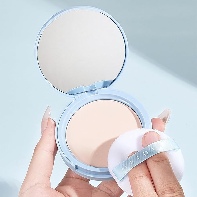 Oil Control Face Pressed Powder,Matte Ultra Flawless Finish 10g