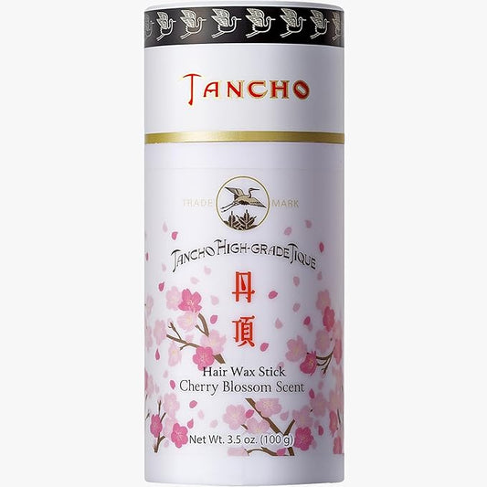 GATSBY Tancho Hair Styling Wax Stick Japanese Cherry Blossom Scent 3.5 ounce (100 grams) All Hair Types, Special Edition High-Grade Plant-based Pomade Tique Mandom Japan