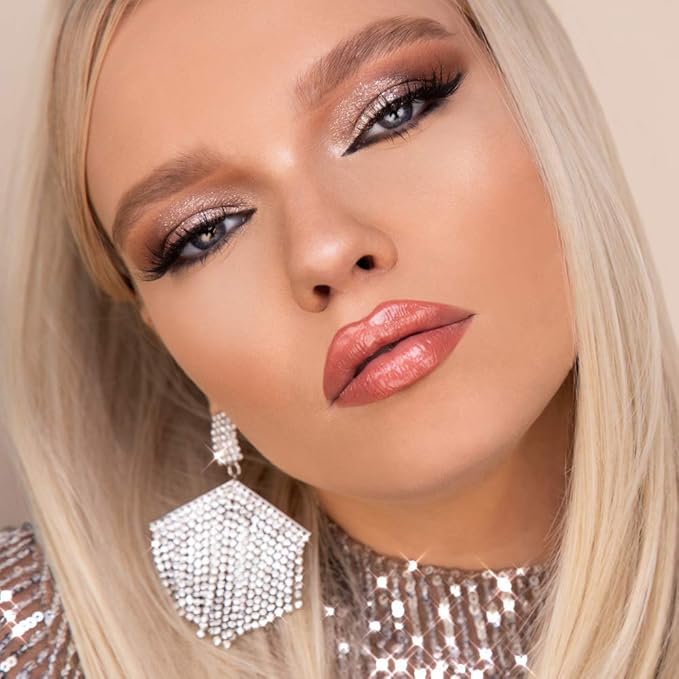 BEAUTYBLVD Diamond Lip Gloss | Iridescent Shades | Long Lasting | High Shine | Non-Sticky | Cruelty Free (Embellish)