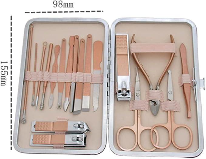 Manicure set - luxurious leather