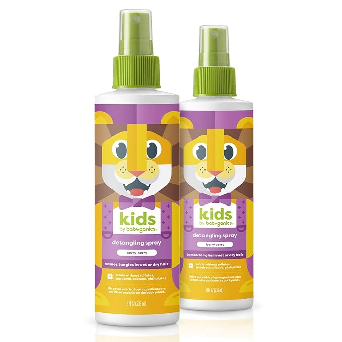 Babyganics Kids Detangler, Berry Berry,