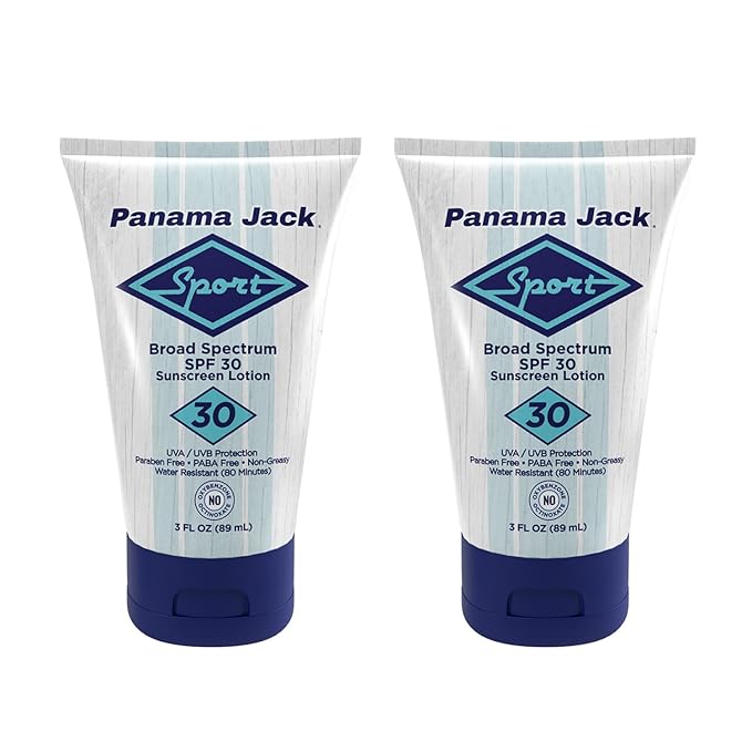 Panama Jack Sport Sunscreen Lotion - Non-Greasy,