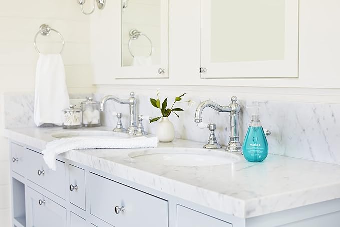 Method Gel Hand Soap, Waterfall, Biodegradable Formula, 12 fl oz (Pack of 3)