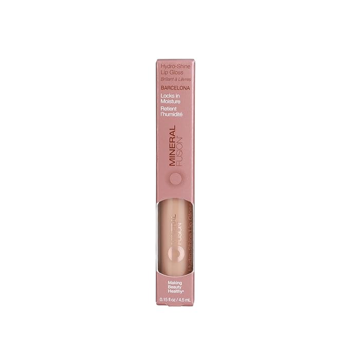 Mineral Fusion Hydro-Shine Lip Gloss, Barcelona, 0.15 Ounces