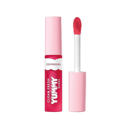 COVERGIRL Clean Fresh Yummy Lip Gloss, Sheer, Natural Scents, Vegan Formula - Youâ€™re Just Jelly