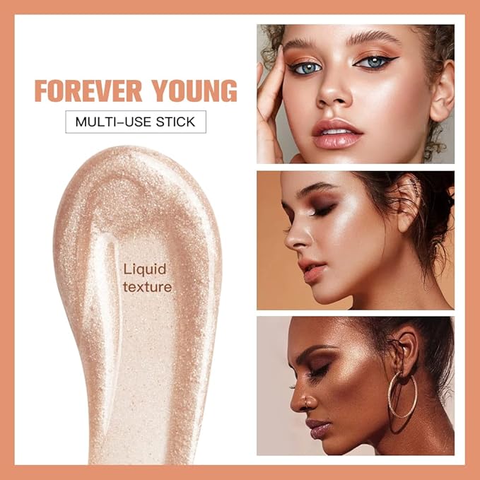 Liquid Contour Beauty Wand, Highlighter and Bronzer Stick Matte Finish