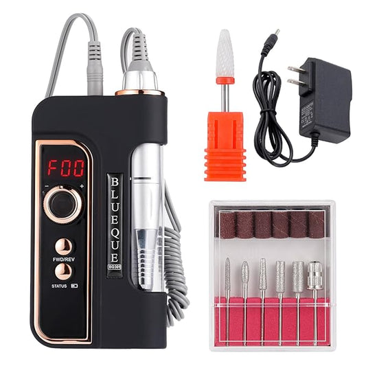 Rechargeable 35000rpm electric nail drill