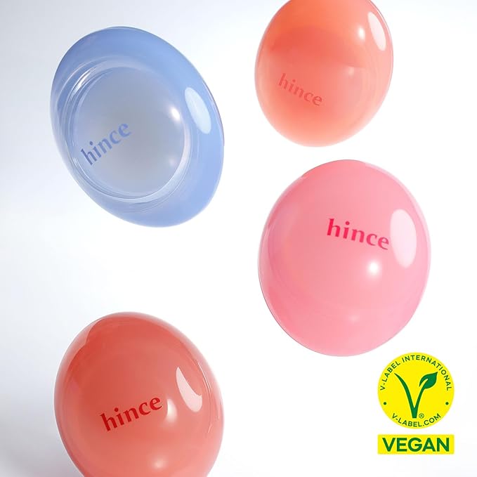 HINCE Raw Glow Dewy Ball - Tinted Lip Balm, Jelly Gloss Glow, Shine and Hydration, Lip & Blush Multiuse, Vegan, 0.12 oz. (13 colors) (BUNNY PINK)