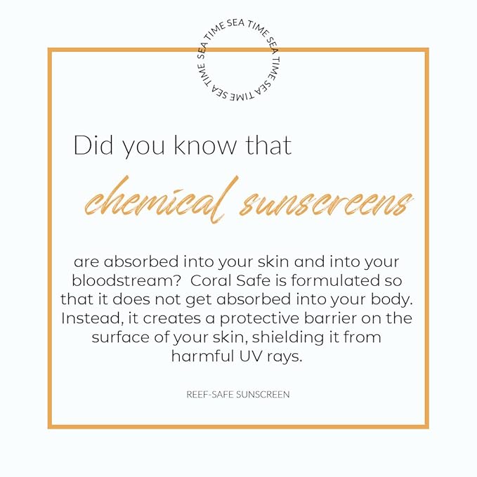 Reef Safe Sunscreen SPF 50 Facestick - Biodegradable, Hawaii & Mexico Approve, Zinc, Vitamin E, Oxybenzone & Octinoxate Free, Water Resistant, Natural Ingredients, Made in USA by Coral Safe