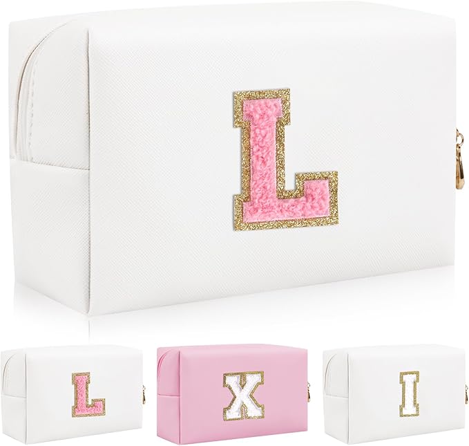 Personalized initial letter patch makeup